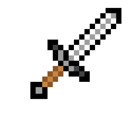 Меч майнкрафт текстура