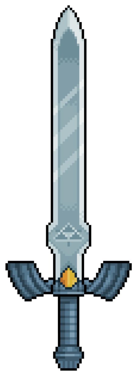 Меч пиксельный