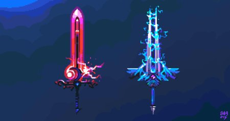 Пиксельные мечи