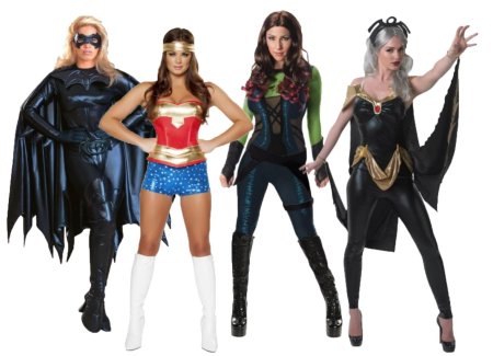 Костюмы супергероев женщин