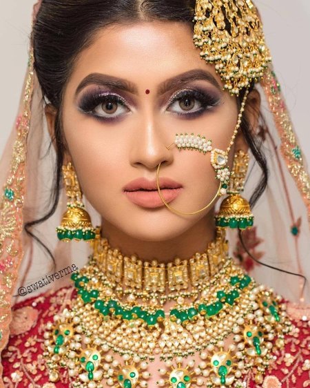 Индийский свадебный макияж