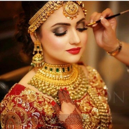 Индийский свадебный макияж
