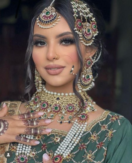 Индийский свадебный макияж