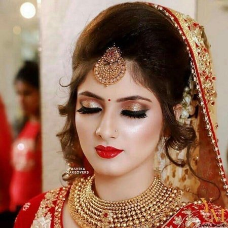 Индийский свадебный макияж