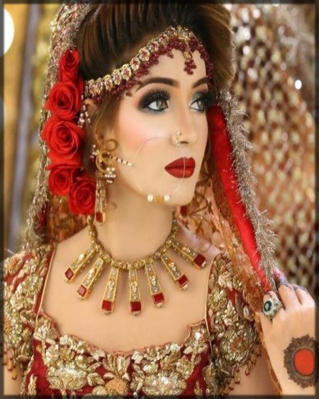 Свадебный макияж индийской