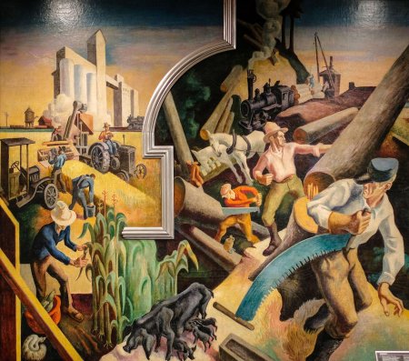 Томас харт бентон монументальная живопись