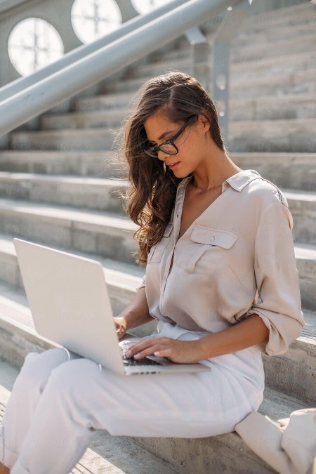 Успешная девушка