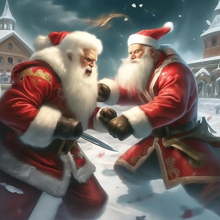 Дед мороз против санта клауса