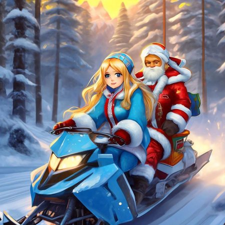 Дед мороз снегурочка