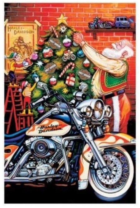 Санта харлей дэвидсон