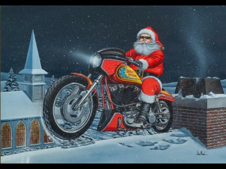 Санта харлей дэвидсон