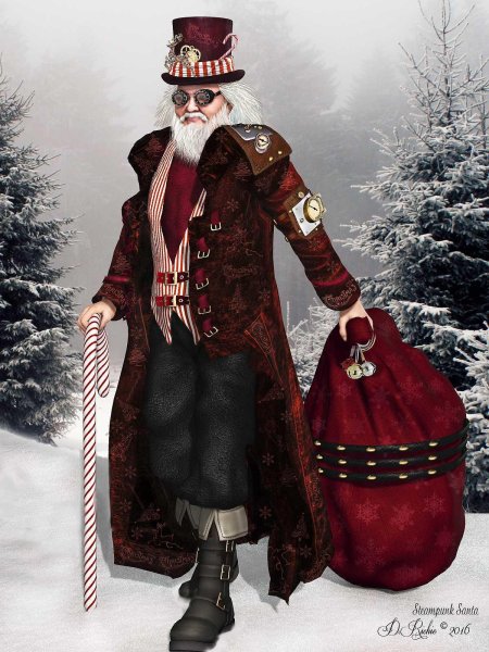 Дед мороз стимпанк