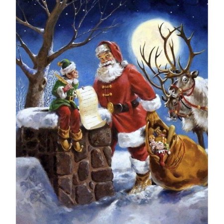 Художник tom newsom/новогоднее