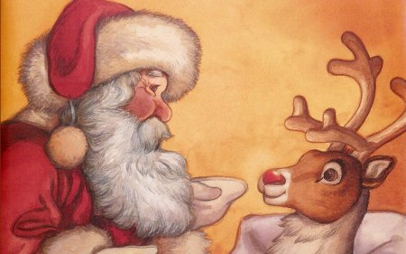 Рудольф олень санты