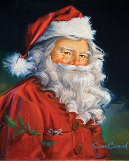 Дед мороз портрет