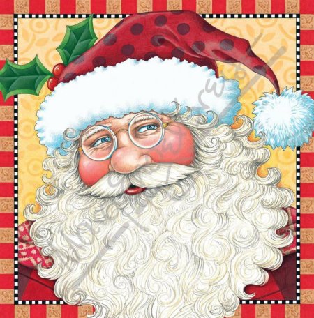 Дед мороз лицо