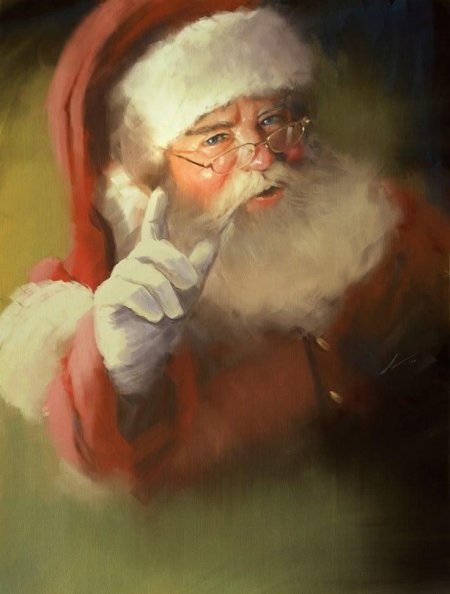 Портрет деда мороза