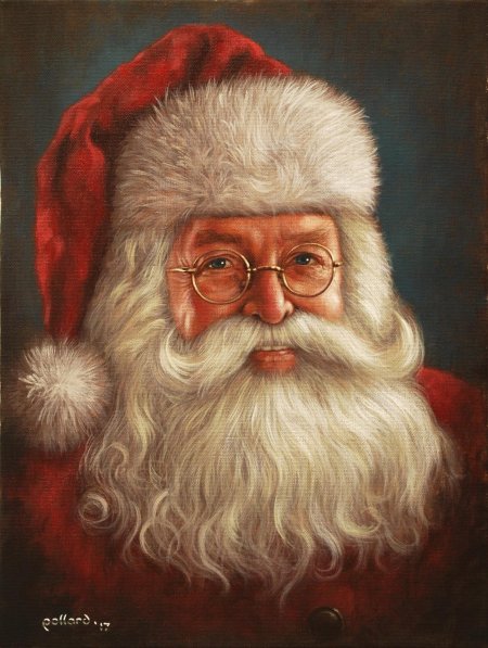Портрет деда мороза