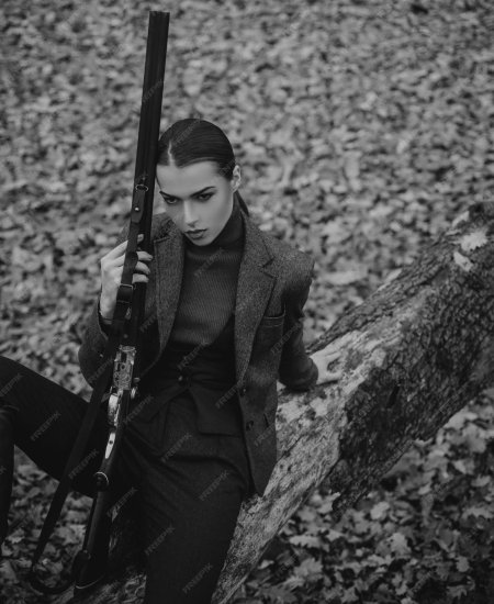 Женщина охотник