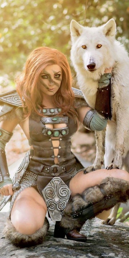 Джессика нигри skyrim cosplay