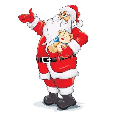 Мультяшный дед мороз