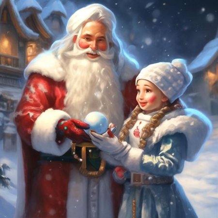 Дед мороз и снегурочка красивые