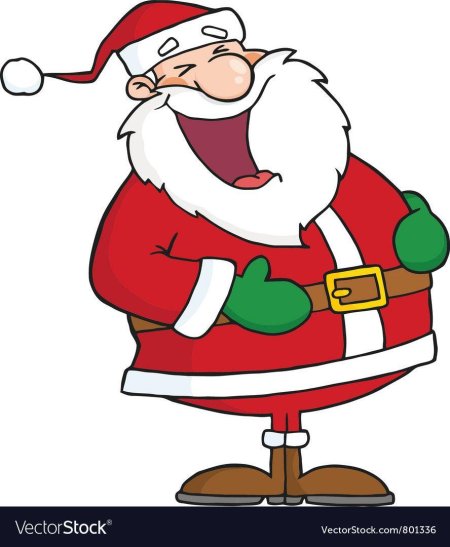 Мультяшный санта