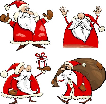 Рисунки деда мороза