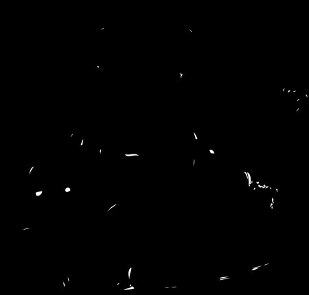 На черном фоне