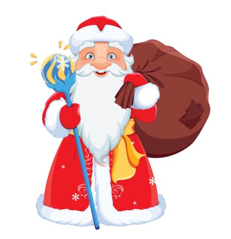 Русский дед мороз вектор