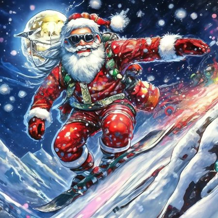 Брутальный дед мороз