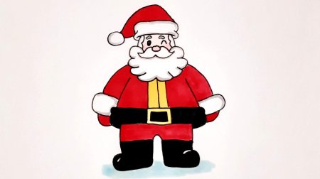 Дед мороз рисунки для детей