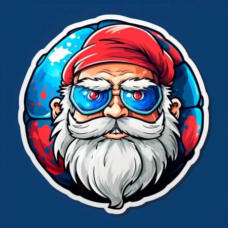 Санта в очках