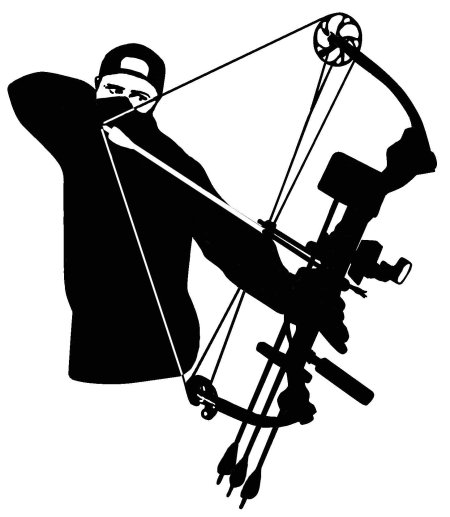 Лучник силуэт