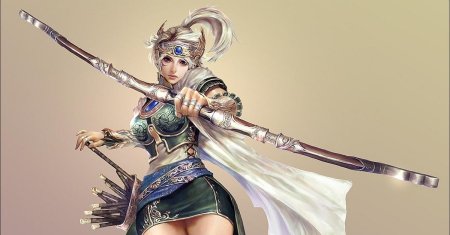 Девушка с мечами