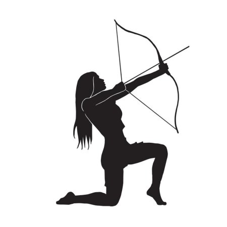 Стрельба из лука вектор