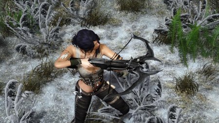 Девушка с арбалетом