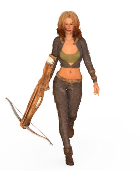 Девушка с арбалетом