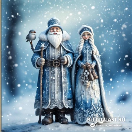 Дед мороз и снегурочка игрушки