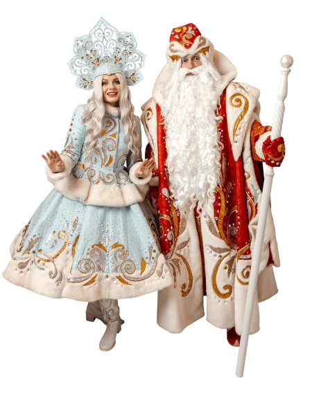 Снегурочка и дед мороз