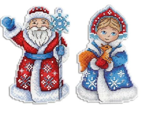 Вышивка дед мороз