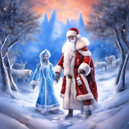 День деда мороза и снегурочки января