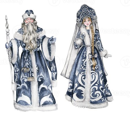 Иллюстрация снегурочка