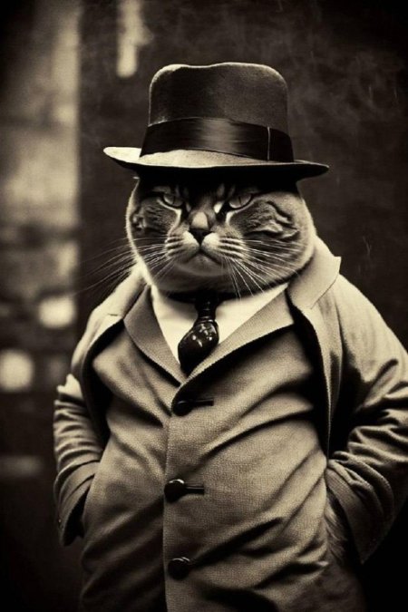Кот гангстер