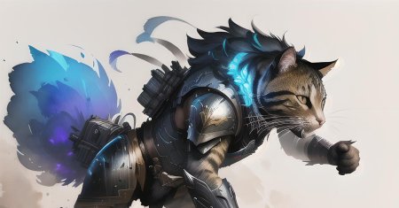 Боевой кот арт