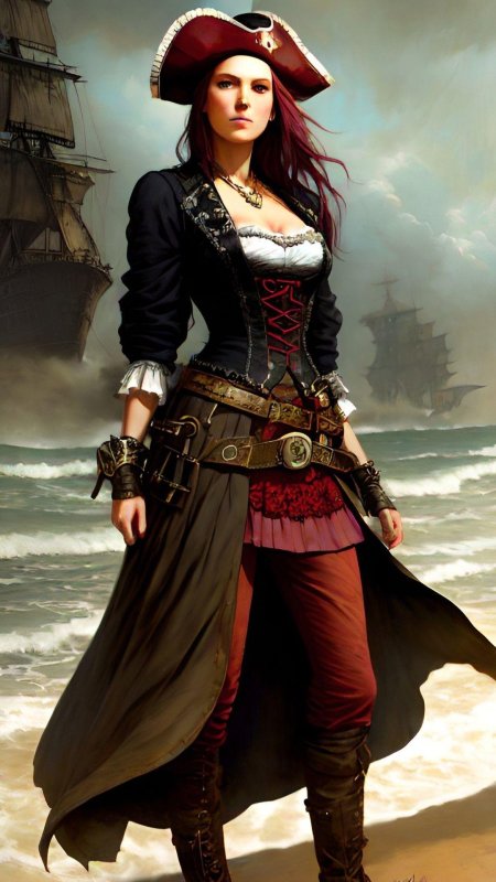 Девушка пират
