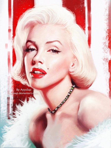 Портрет мерлин монро