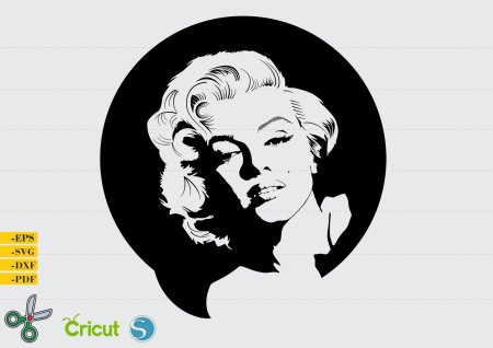 Силуэт мэрилин монро