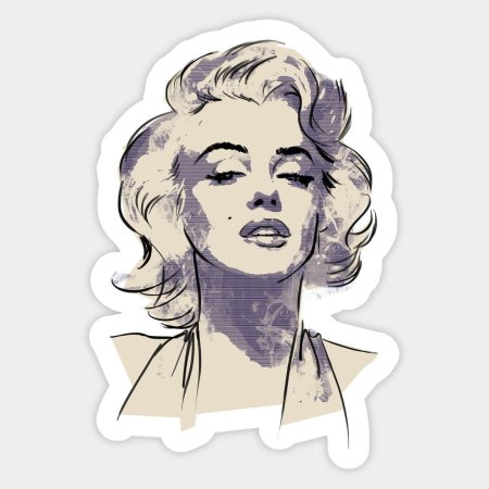 Stickers marilyn monroe