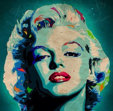 Поп арт портрет мэрилин монро